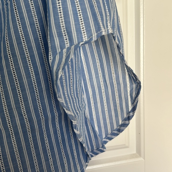 Beautiful Blue Off The Shoulder Top - Picture 5 of 5